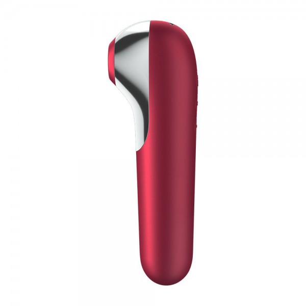 Satisfyer App Enabled Dual Love Clitoral Massager Red (Satisfyer Pro) by www.whimzieme.com