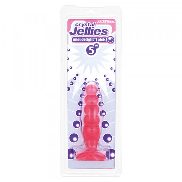Crystal Jellies Anal Delight Butt Plug Pink (Doc Johnson) by www.whimzieme.com