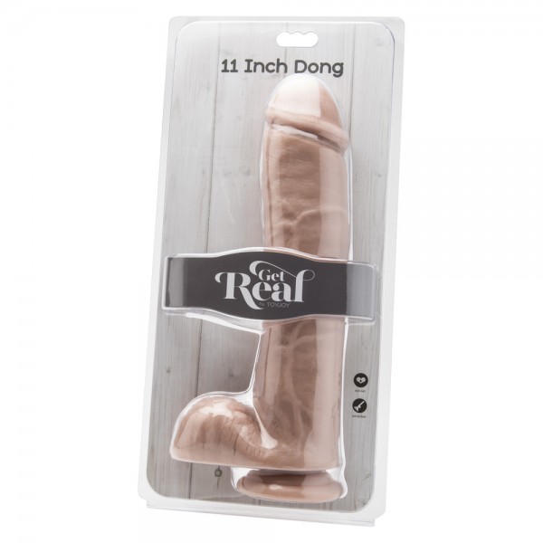 ToyJoy Get Real 11 Inch Dong With Balls Flesh Pink (Toy Joy Sex Toys) by www.whimzieme.com