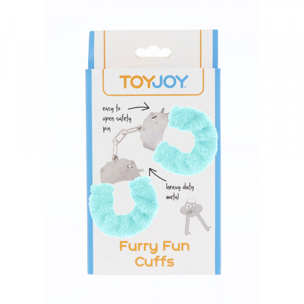 ToyJoy Furry Fun Wrist Cuffs Aqua (Toy Joy Sex Toys) by www.whimzieme.com