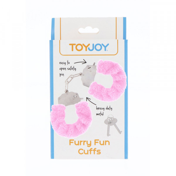 ToyJoy Furry Fun Wrist Cuffs Pink (Toy Joy Sex Toys) by www.whimzieme.com