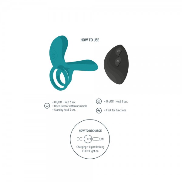 Xocoon Couples Vibrator Ring (Xoroon) by www.whimzieme.com