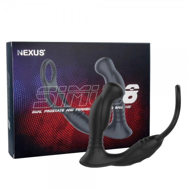 Nexus Simul8 Dual Prostate And Perineum Cock And Ball Toy (Nexus) by www.whimzieme.com