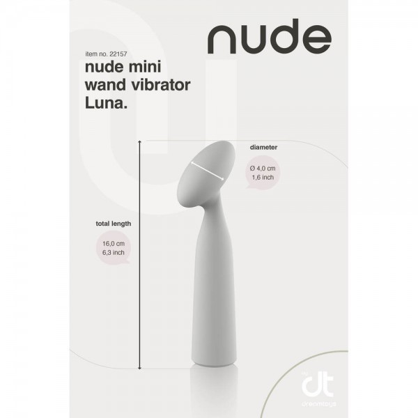 Nude Luna Mini Wand Vibrator