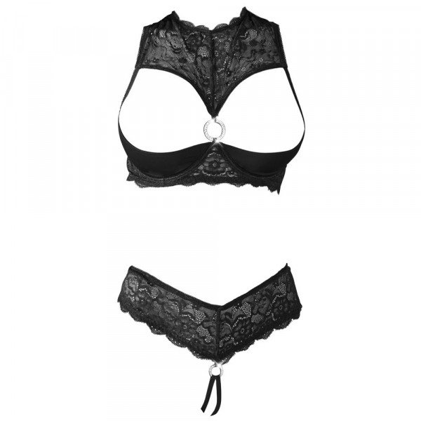 Cottelli Shelf Bra and String (Cottelli Collection) by www.whimzieme.com