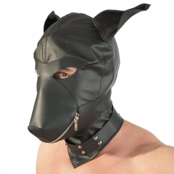 Imitation Leather Dog Mask (Fetish Collection) by www.whimzieme.com