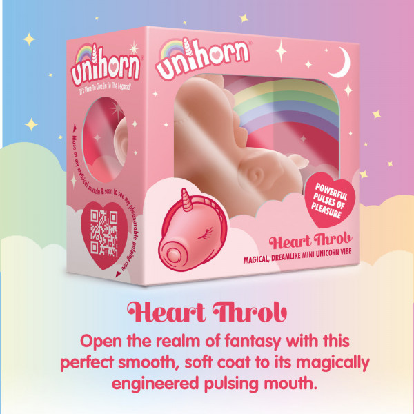 Unihorn Heart Throb Pulsating Unicorn Vibe (Creative Conceptions) by www.whimzieme.com