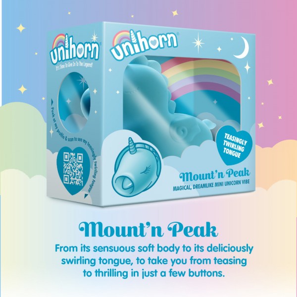 Unihorn Mountn Peak Twirling Tongue Unicorn Vibe (Creative Conceptions) by www.whimzieme.com
