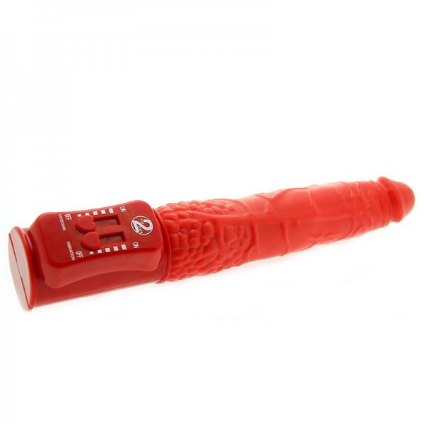 Red Push Standard Vibrator (You2Toys) by www.whimzieme.com