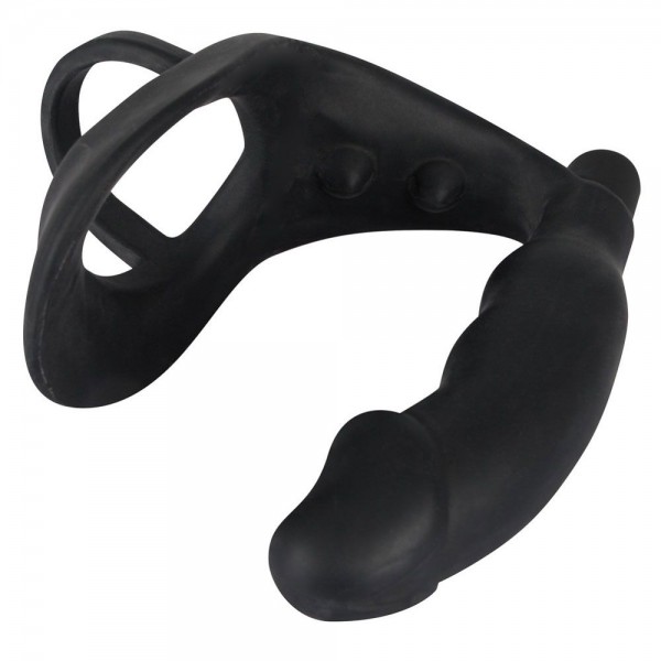 Black Velvets Cock Ring And Vibrating Anal Plug (You2Toys) by www.whimzieme.com
