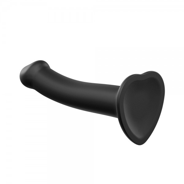 Strap On Me Silicone Dual Density Bendable Dildo Medium Black (Strap On Me) by www.whimzieme.com