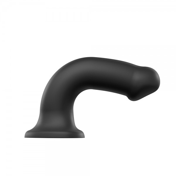 Strap On Me Silicone Dual Density Bendable Dildo Medium Black (Strap On Me) by www.whimzieme.com