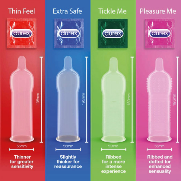 Durex Surprise Me Variety Condoms 40 Pack (Durex Condoms) by www.whimzieme.com