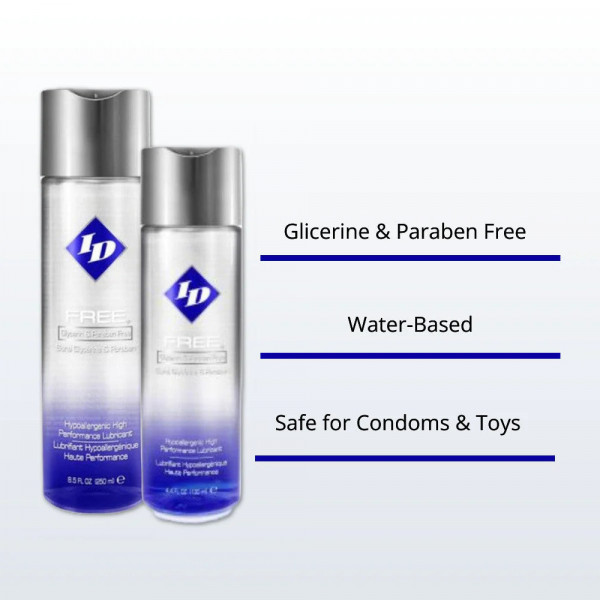 ID Free Hypoallergenic Waterbased Lubricant 65ml (ID Lube) by www.whimzieme.com