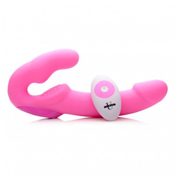 Strap U Urge Rechargeable Vibrating Strapless Strap On With Remo (XR Brands) by www.whimzieme.com