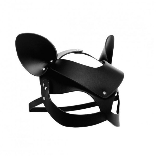 Master Series Bad Kitten Leather Cat Mask (XR Brands) by www.whimzieme.com