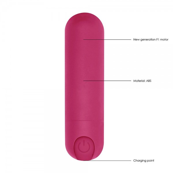 10 speed Rechargeable Bullet Pink (Shots Toys) by www.whimzieme.com