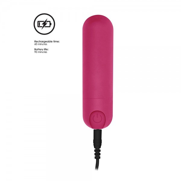 10 speed Rechargeable Bullet Pink (Shots Toys) by www.whimzieme.com