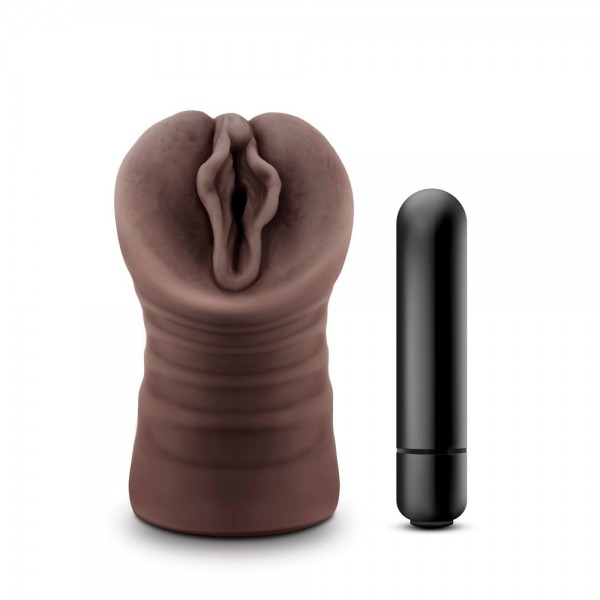 Hot Chocolate Alexis Vagina Vibrating Masturbator (Blush Novelties) by www.whimzieme.com