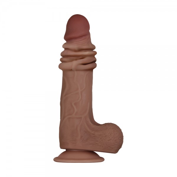 Evolved Real Flex Skin Poseable  Inch Dildo Flesh Brown (Evolved Sex Toys) by www.whimzieme.com