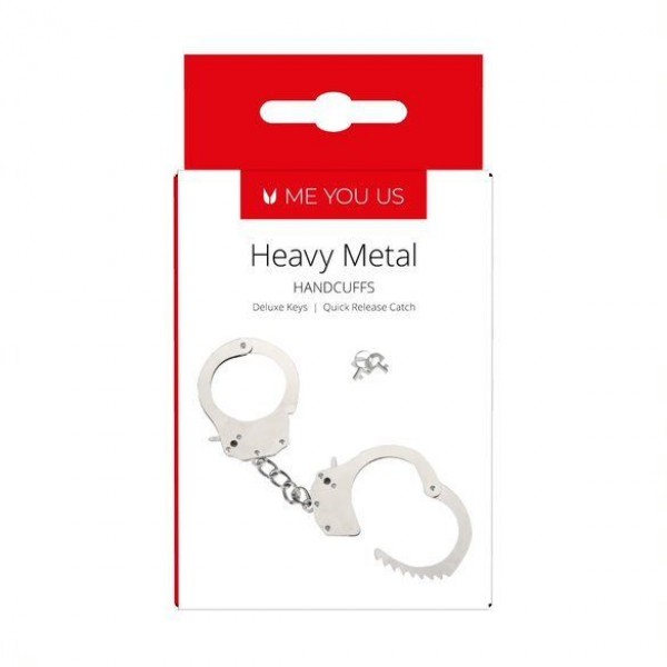 Me You Us Heavy Metal Handcuffs (Me You Us) by www.whimzieme.com