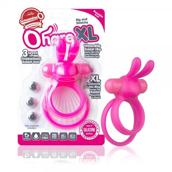 Screaming O OHare XL Vibrating Cock Ring Pink (Screaming O) by www.whimzieme.com