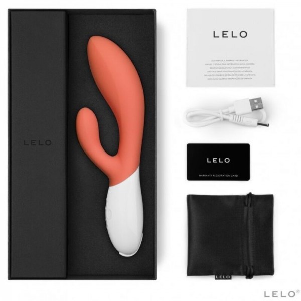 Lelo Ina 3 Dual Action Massager Coral (Lelo) by www.whimzieme.com