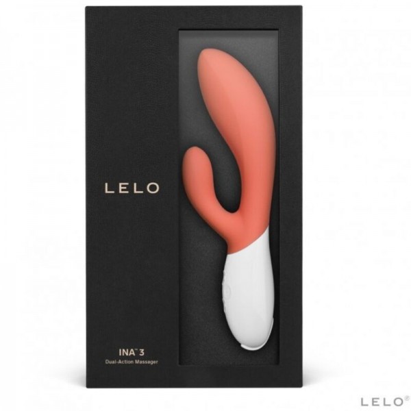 Lelo Ina 3 Dual Action Massager Coral (Lelo) by www.whimzieme.com