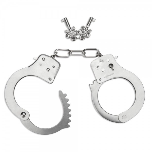 Me You Us Premium Heavy Duty Metal Bondage Handcuffs (Me You Us) by www.whimzieme.com