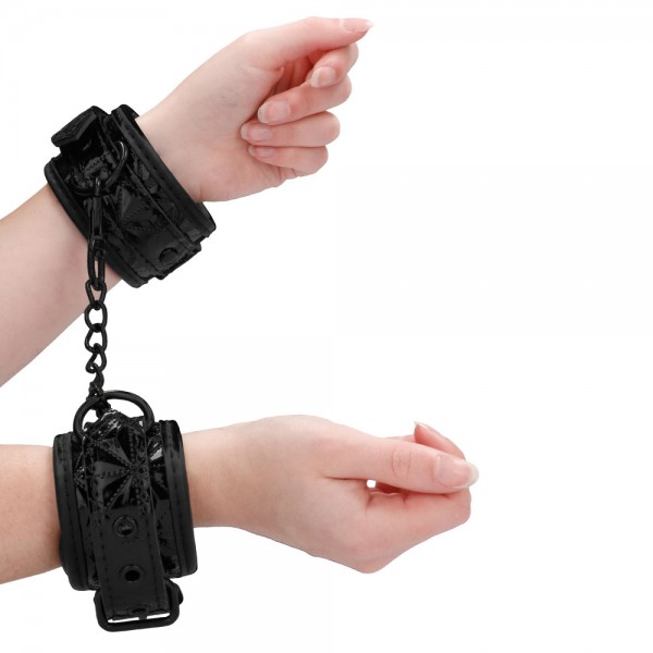 Ouch Luxury Black Hand Cuffs (Shots Toys) by www.whimzieme.com
