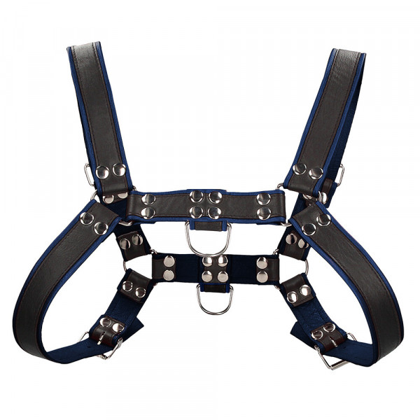 Ouch Chest Bulldog Harness Blue Small To Medium (Shots Toys) by www.whimzieme.com