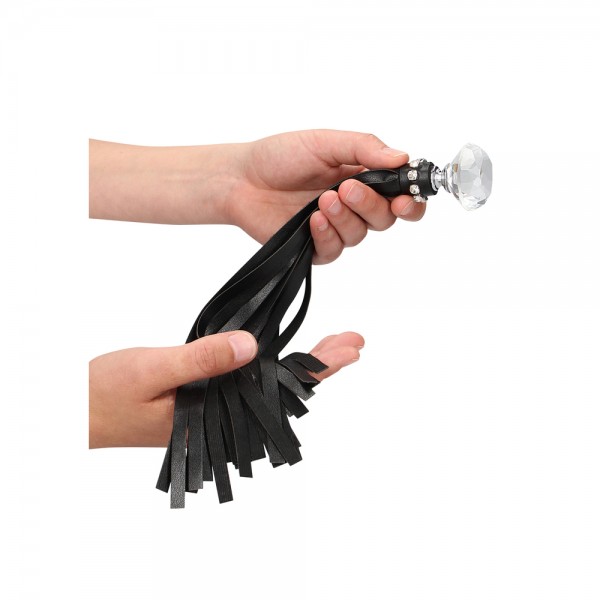 Ouch Diamond Studded Flogger (Shots Toys) by www.whimzieme.com