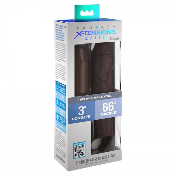 XTensions Elite 3 Inch Penis Extender With Strap (PipeDream) by www.whimzieme.com