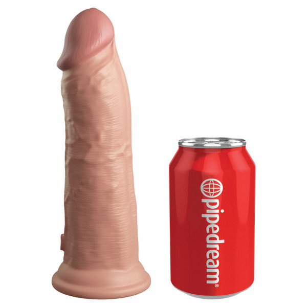 King Cock Elite 8 Inch Dual Density Cock Flesh Pink (PipeDream) by www.whimzieme.com