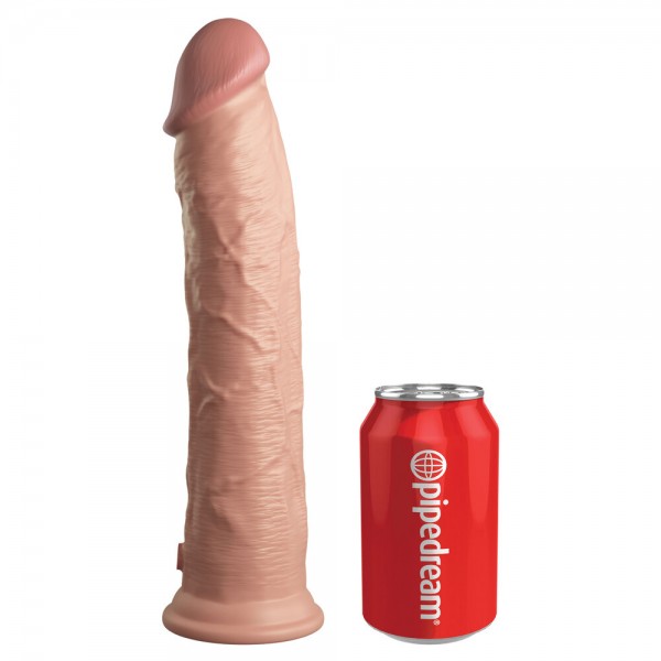King Cock Elite 11 Inch Dual Density Cock Flesh Pink (PipeDream) by www.whimzieme.com