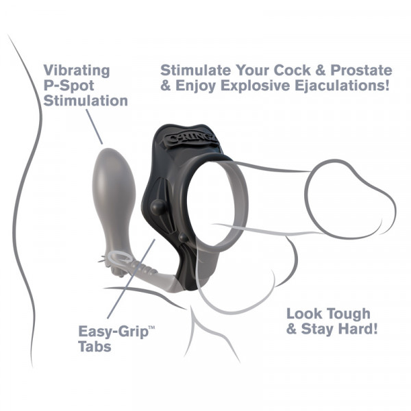 Fantasy CRingz Rock Hard AssGasm Prostate Massager (PipeDream) by www.whimzieme.com