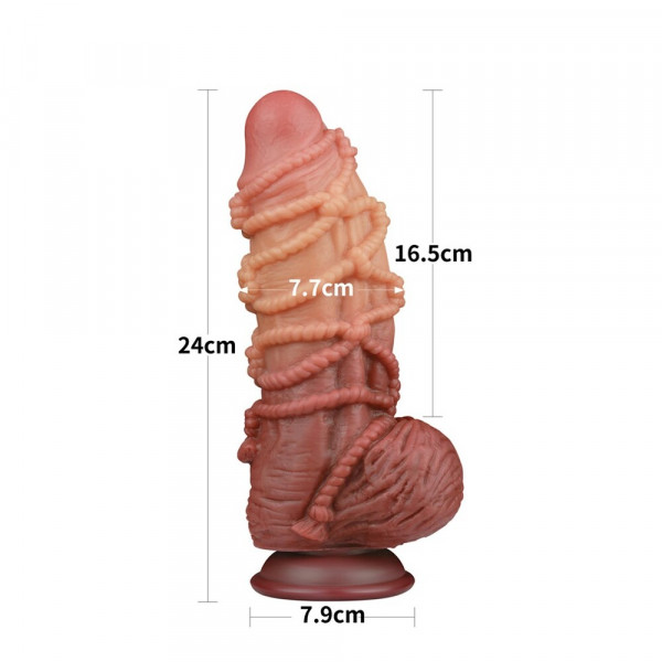 Lovetoy Extreme Dildo With Rope Pattern (Lovetoy) by www.whimzieme.com