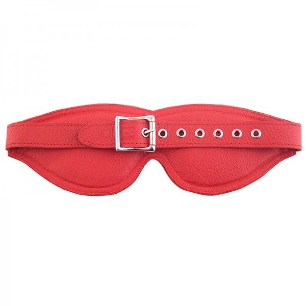 Rouge Garments Large Red Padded Blindfold (Rouge Garments) by www.whimzieme.com