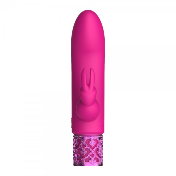 Royal Gems Dazzling Rechargeable Rabbit Bullet Pink (Shots Toys) by www.whimzieme.com