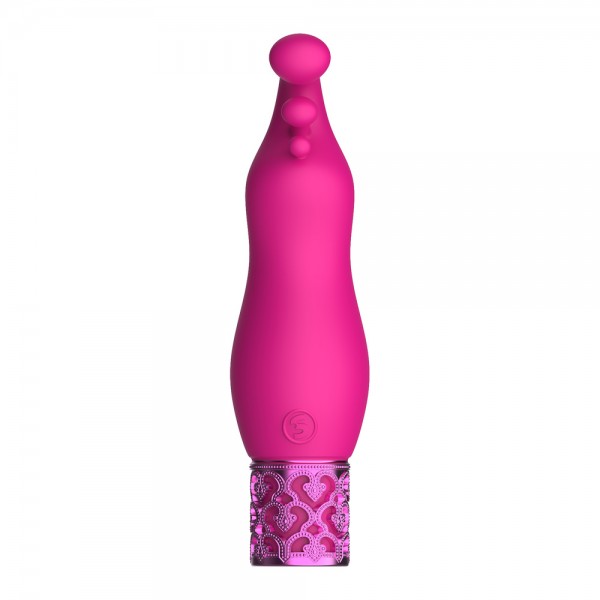 Royal Gems Exquisite Rechargeable Silicone Bullet Pink (Shots Toys) by www.whimzieme.com