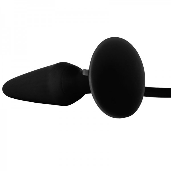 Black Booty Call Pumper Silicone Inflatable Small Anal Plug (California Exotic) by www.whimzieme.com