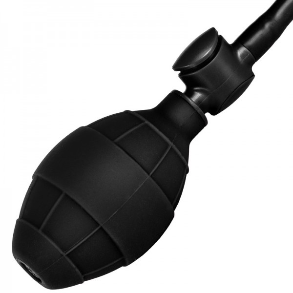Black Booty Call Pumper Silicone Inflatable Small Anal Plug (California Exotic) by www.whimzieme.com
