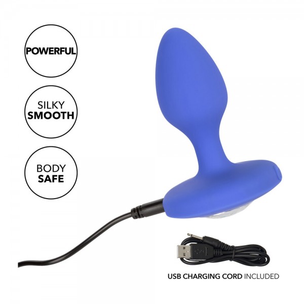 Cheeky Gems Medium Rechargeable Vibrating Butt Plug (California Exotic) by www.whimzieme.com