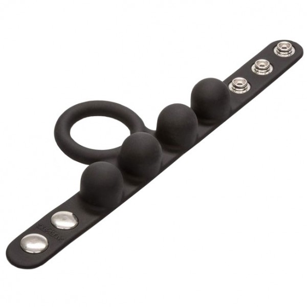 Medium Weighted Penis Ring and Ball Stretcher (California Exotic) by www.whimzieme.com