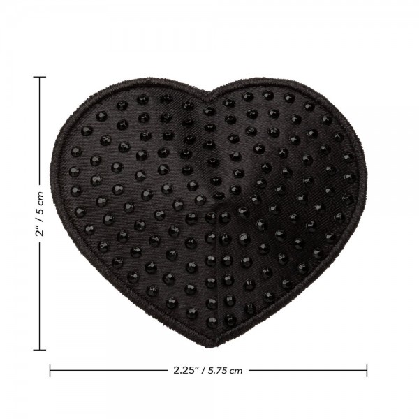 Radiance Black Heart Pasties (California Exotic) by www.whimzieme.com