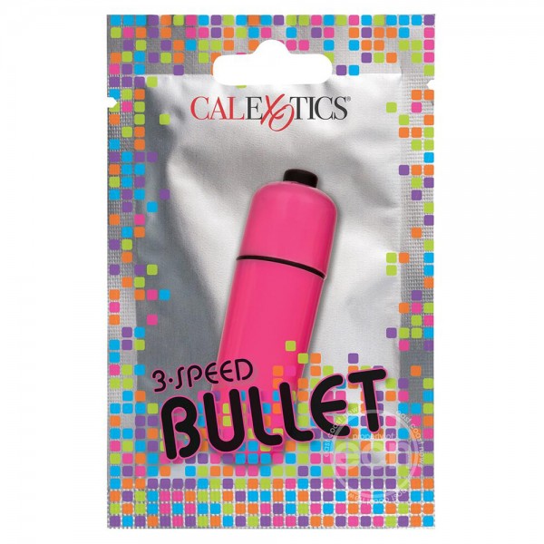 Foil Pack 3Speed Bullet Vibrator Pink (California Exotic) by www.whimzieme.com