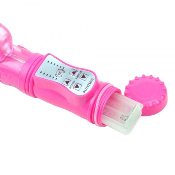 Pink Rabbit Vibrator With Thrusting Motion (Various Toy Brands) by www.whimzieme.com